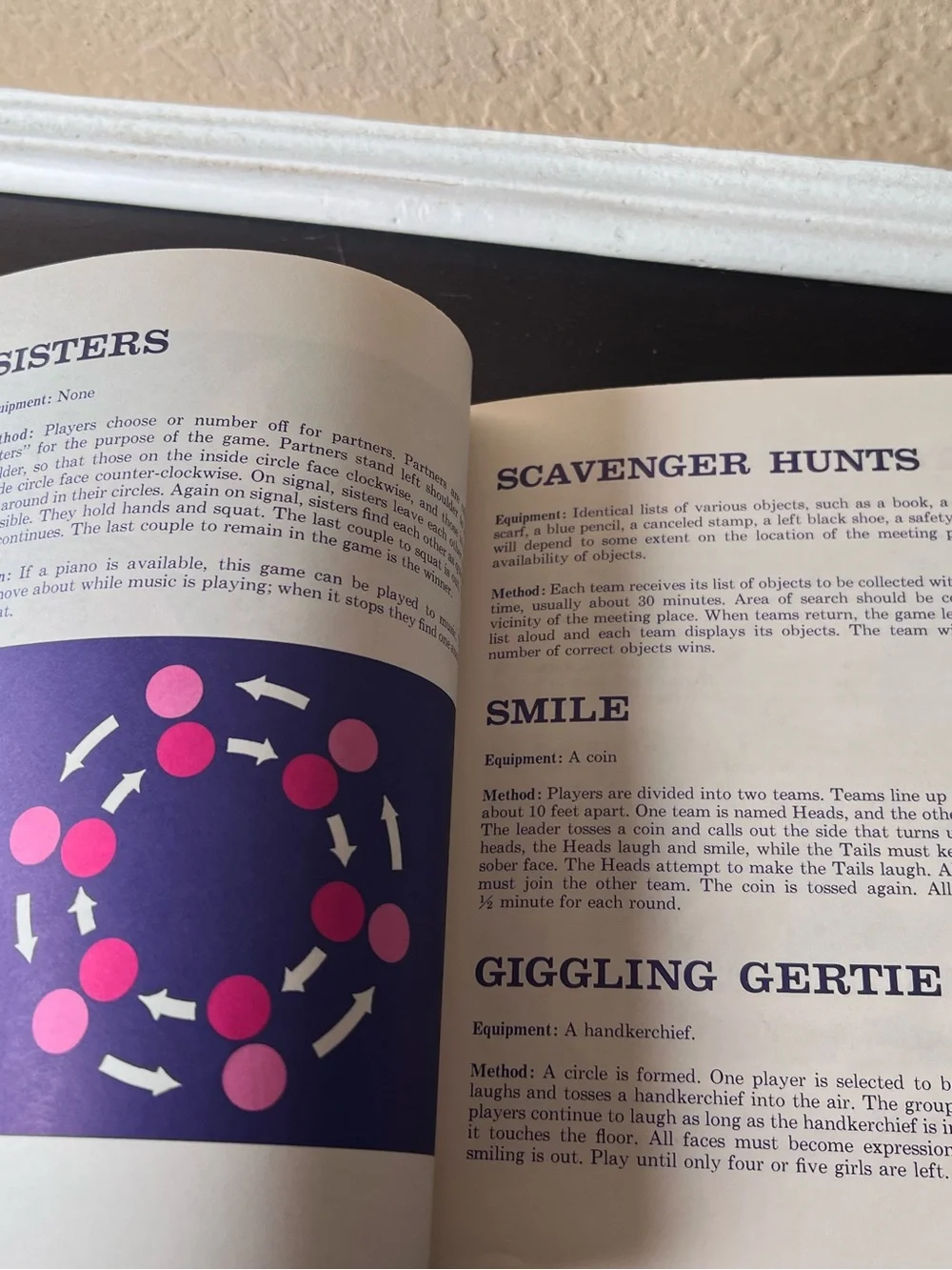 Games for Girl Scouts Book vintage 1969